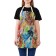 Apron kitchen with a photo print "Chaotic color", adjustable, size OS