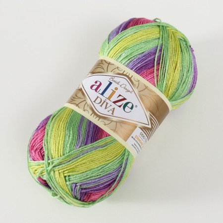 Yarn "Diva Batik" 100% microfiber 350m/100g (3241)-2