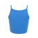 T-shirt shortened female Minaku: Basic Line Blue Color, Rr. 48