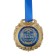Medal in the velvet box "Golden Dad", D = 6.5 cm.
