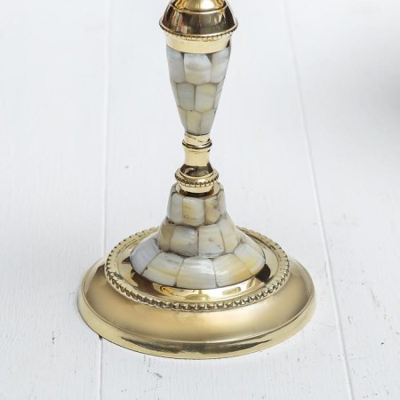 Brass Candlestone for 3 candles "Bavaria" 23 cm.-3