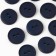 Button, 2 punctures, d = 15 mm, the color is dark blue