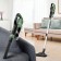 Vacuum cleaner KitFort KT-5237, vertical, 450 watts, 0.6 l, black and green