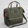 Bag-rug 2 in 1 on wheels 18 ", lightning department, external pocket, green color