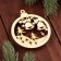 New Year. Promotion for creativity, New Year's toy "Bells" 7x8 cm
