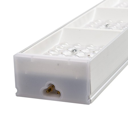 LED LED invoice Uniel, 100 W, IP40, LED, 4000K, 12000 lm, 35x1200x65 mm, silver color-4