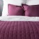 Set "Ibiza": a bedspread 160 x 220 cm, pillowcase 40 x 40 cm - 2 pcs, purple color