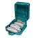 Shoes for 6 pairs, turquoise color