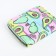 Lightning wallet, green color/multi -colored