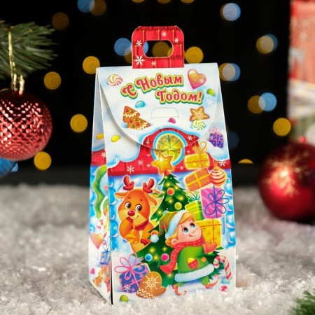 Gift Folding Box "marshmallows" 9.5 x 7.5 x 16.5 cm-1