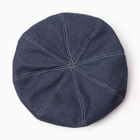 Takes a female denim minku, the color is dark blue, rr 58-1