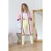 Cardigan female, size 44, white, pink color