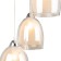 Suspended lamp Freya Fr5375PL-03CH1 ASTERY, 370x370x900 mm, E27, 3x60W, color chromium