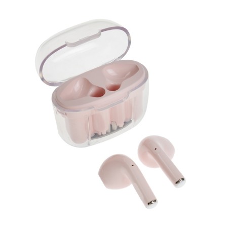 Wireless headphones Mybit Pro13, TWS, inserts, BT 5.0, 30/180 mAh, transparent, purple 99401-1