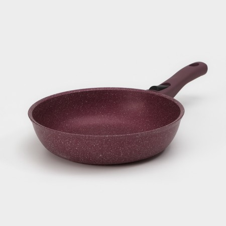 Trendy Style pan, d = 24 cm, removable handle, anti -stick coating, purple color