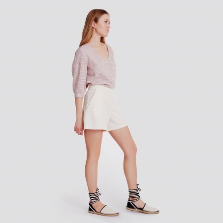 Women's shorts Minaku: Enjoy Milk color, rr 50-1