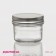 Glass jar for spices with a metal lid of the Silver shares, 100 ml, 7 × 5.5 cm