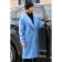 Female coat, size 44, blue color