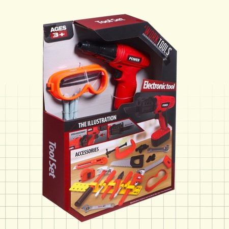 A set of tools "Master", works from batteries, 23 elements-13