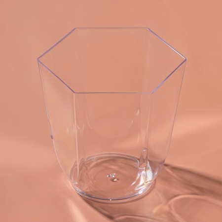 The form of the plastic disposable for the buffet "Grail", 100 ml, transparent, 15 pcs/units.