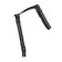 Cat for cats, width 1 cm, reflective, Osh 16.5-27 cm, fire 21-35 cm, black