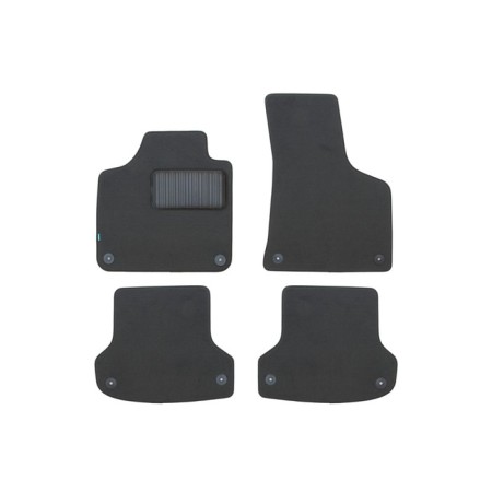 Rugs in the Premium salon for Audi A3 5D automatic transmission 2008-2013, hb., 4 pcs., Textile