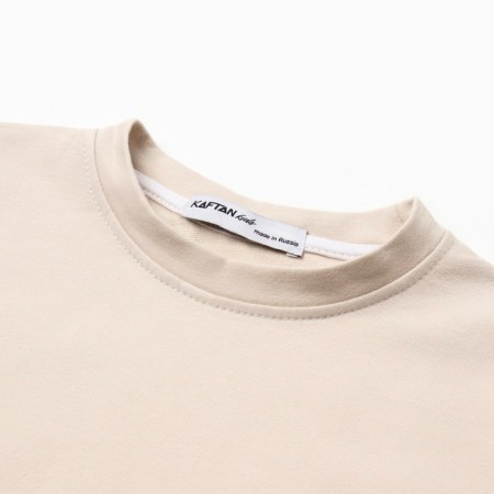 Children's T -shirt with Dl. Rrukawa KAFTAN, p. 36 (134-140 cm), beige-6