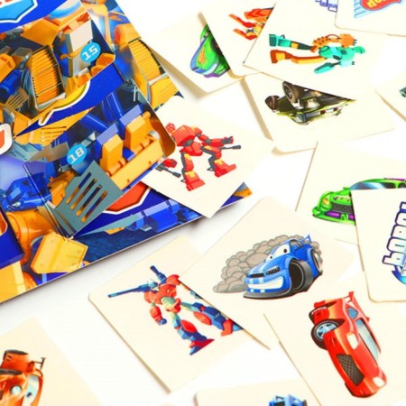Advent calendar with children's tattoos "Autobots"-2