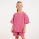 Kids (T -shirt, shorts) minku: casual collection color powder, height 152