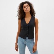 Women's vest MIST, R. 50, black