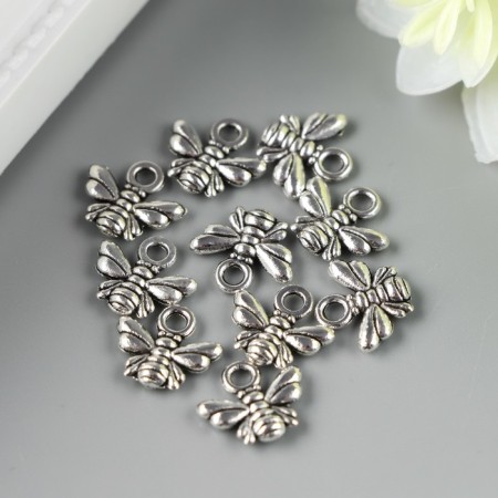 Suspension "bee", color silver-1