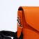 Women's bag Fabula on a magnet, long belt, orange color
