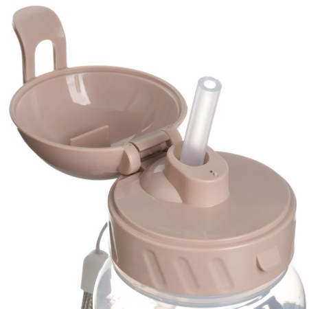 Drill - children's impotion with silicone tube "Lapard", 270 ml., Beige color-5