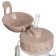 Drill - children's impotion with silicone tube "Lapard", 270 ml., Beige color