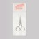Scissors are manicure, straight, 9 cm, silver color