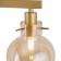 Wall lamp 60W, 1HE14, 24.5x19 cm, gold