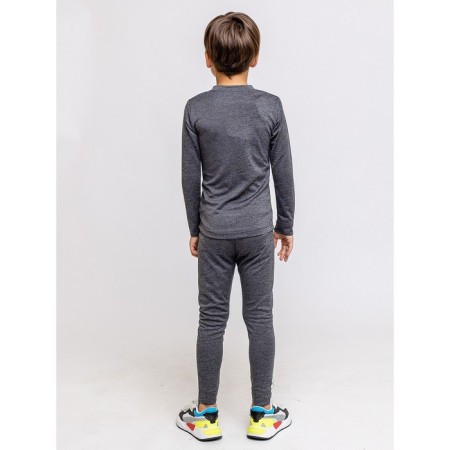 Thermal underwear is two -layer children, height 98 cm, color black melange-2