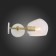 Sconces st. SL434.201.01. Calmare. 1x40 W, E14, 32.2x15 cm, brass color