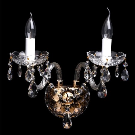 Bra “Carolina”, 2x60W E14, gold 36x25x24 cm-1