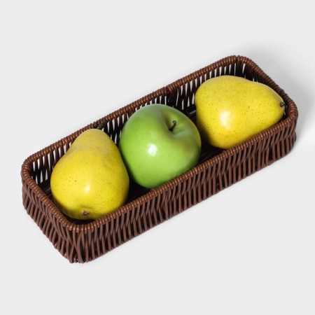 Basket for fruits and bread "Ohio" 27 × 10 × 5 cm, rectangular-3