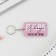 A wooden key keychain "I'm always right" 6.9 x 3.9 cm