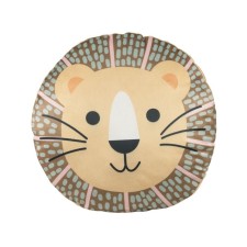 Pillow - Lion toy, size 35x35 cm, yellow color