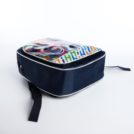 Baby backpack on lightning, blue color-6