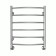 Terminus water heated towel rail "Classic" P6, 500x600 mm, lower connection, chrome