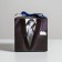 Gift folding box, packaging, "gentleman", 12 x 12 x 12 cm