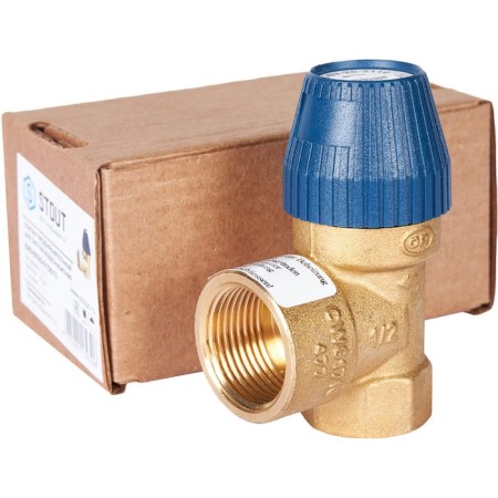 Safety valve SVS-0030-010015, for water supply systems, 1/2 "x3/4", 10 bar-7