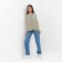 Women's vest quilted mist size 46, green