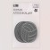 Reflective thermonacle "ball", 6.5 × 5.2 cm, color gray color