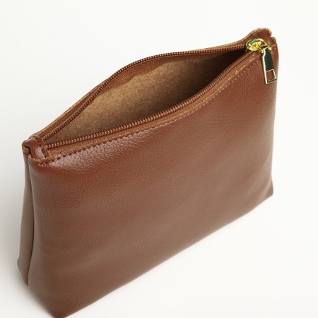 Women's bag on the magnet Textura, medium size, cosmetic bag, brown color-7
