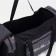 Road bag on lightning, 3 outer pockets, long belt, black/gray color